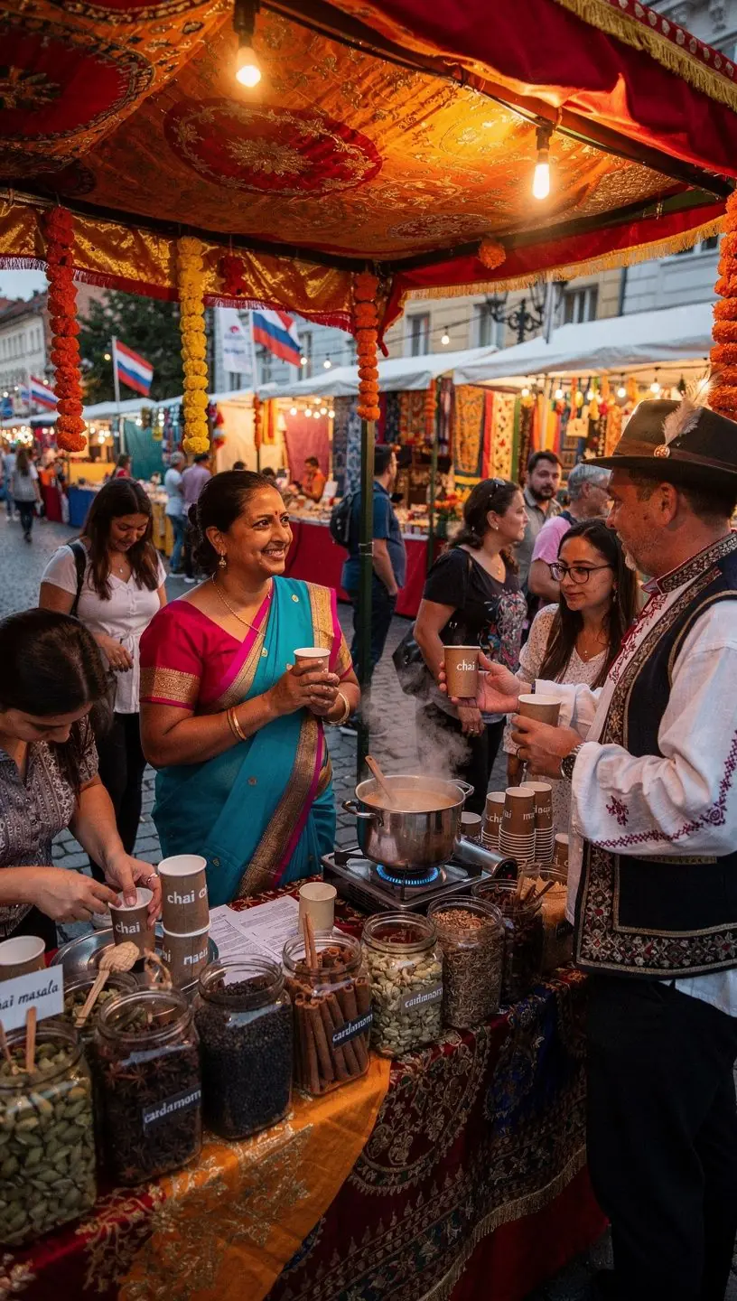 Kardamom és fahéj fűszerek szépen elrendezve egy fakanálon.